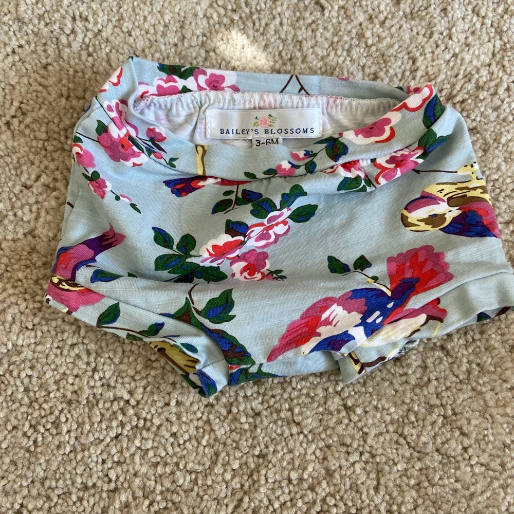 3-6 month bailey’s blossoms shorts bloomers